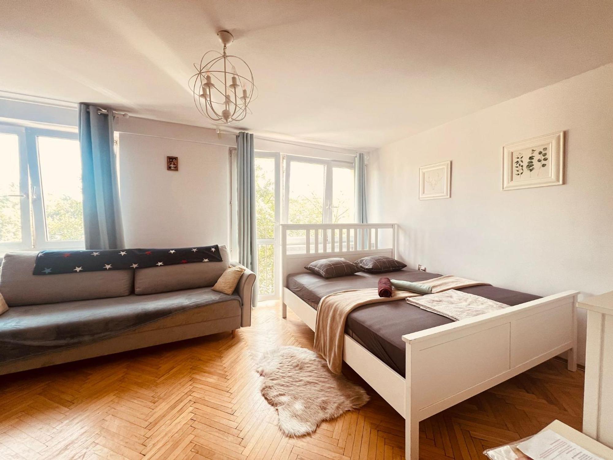 Centrum Studio Apartment Varşovia Exterior foto